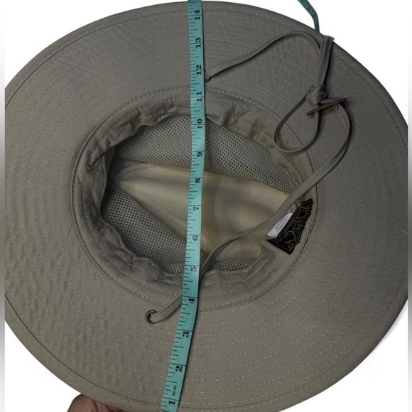 NWT - DPC Mens Hat Outdoors Solarweave Treated Cotton XL UV Protection Camel/Tan - Picture 5 of 6